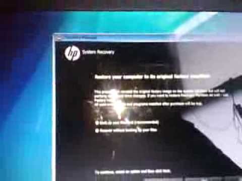 how to reset hp laptop