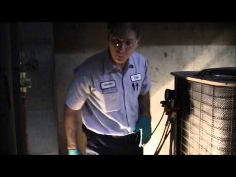 how to find leak in central air conditioner