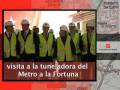 Aguirre acompa�a Rey Don Juan Carlos visita tuneladora Metro