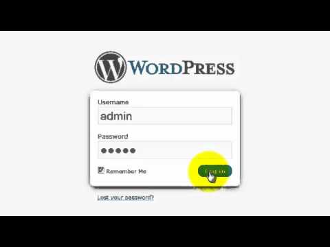 how to login to wordpress admin