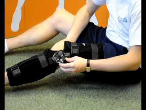 how to fasten a knee brace