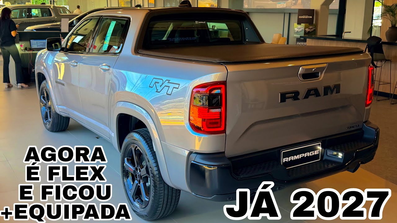 NOVÍSSIMA RAM RAMPAGE RT FLEX 2027 EM DETALHES | CHEGOU COM MUDANÇAS CONFIRA!!
