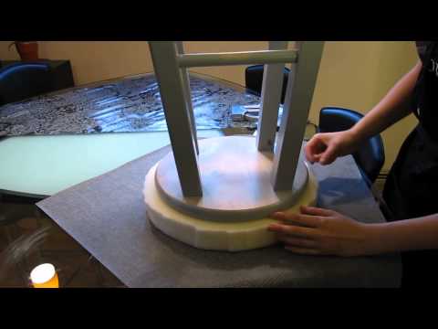 how to recover bar stools