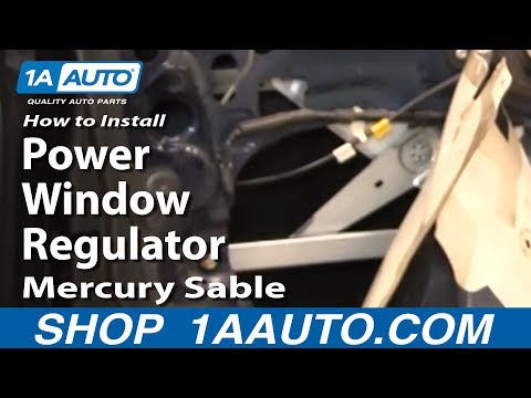 How to Install Replace Power Window Regulator 00-05 Mercury Sable 1AAuto.com