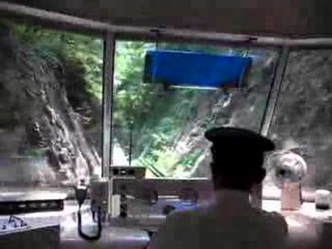 名鉄モノレール線　運転席展望