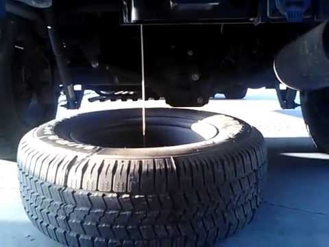 How to Remove the Spare Tire from an SUV (2004 Dodge Durango)