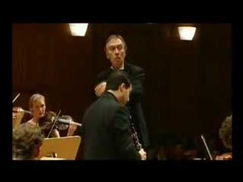 Claudio Abbado y Alessandro Carbonare