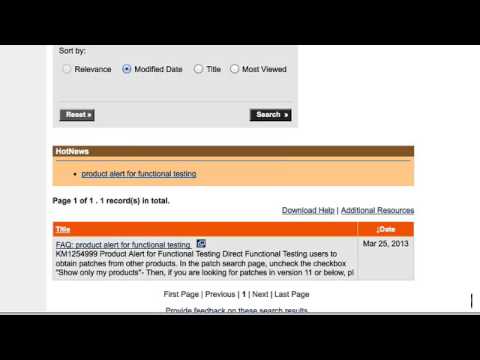how to install qtp patch