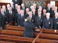 Llanelli MVC sing at St. Dogmaels
