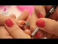 Colour Tip Nail with One Stroke Nail Art Tutorial Video by Naio Nails