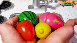 Learn Fruit and Vegetable Names for Kids with Toy 