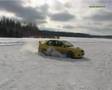 Snow drifting whit Volvo and Evo 7, Snö Race