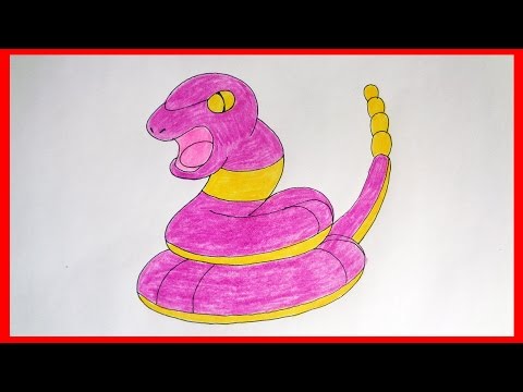 how to draw ekans