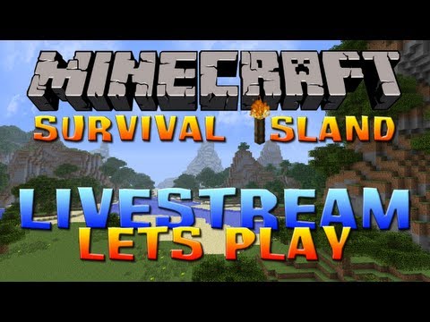 MINECRAFT | Survival Island Solo Part 1: Livestream Edition