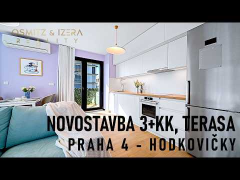 Video Prodej 3+kk v novostavbě Golf Resort Hodkovičky, balkon 31m2, garážové stání
