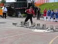 Speed Brick Breaking- WSBBA  9.78 seconds - Dave Switkowski