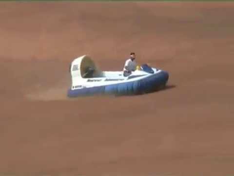 Hovercraft over Desert !
