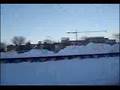 Minneapolis Light Rail in Snow