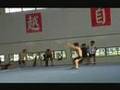 Wushu training at Shanghai University of Sports 2007