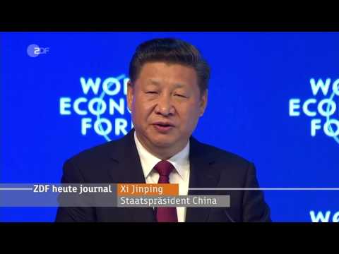 China warnt Trump vor Handelskrieg (ZDF heute-journal vom 17.1.2017)