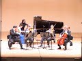 Dvorak piano quintet in A Major op. 81, 1st mvt