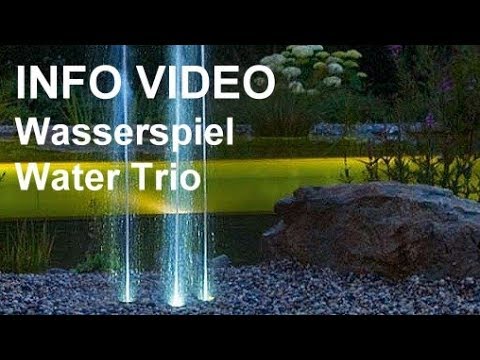 Wasserspiel Oase Water Trio - Video: Kompaktes Wasserspiel mit großer Wirkung