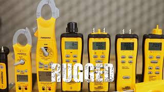 Fieldpiece Instruments Dual Port Manometer in Yellow Fieldpiece Instruments Dual Port Manometer in Yellow