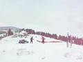Ski launched paragliding Bozeman, MT