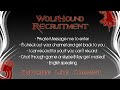 Click here to watch this video WolfHound Clan Recruitment
