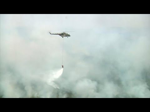 Russland: Erste Erfolge bei Waldbrandbekmpfung in Sibirien