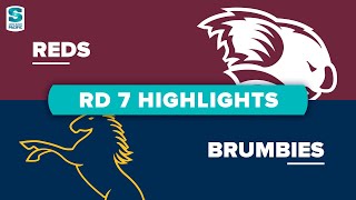 Reds v Brumbies Rd.7 2022 Super rugby Pacific video highlights