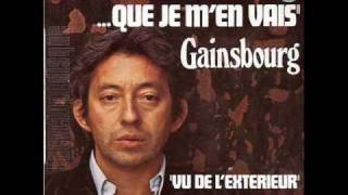 Serge Gainsbourg - Je suis venu te dire que je m'en vais tekst piosenki