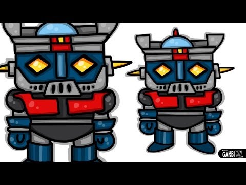 how to draw mazinger z