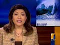 Big Surf Washes Away Girl At North Shore Beach Big Surf Washes Away Girl At North Shore Beach