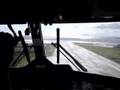 Crazy Saba Landing (cockpit view).