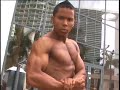 Bodybuilding - Bodybuilder Jonathan Irizarry poses