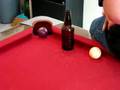 a pool trick using spin