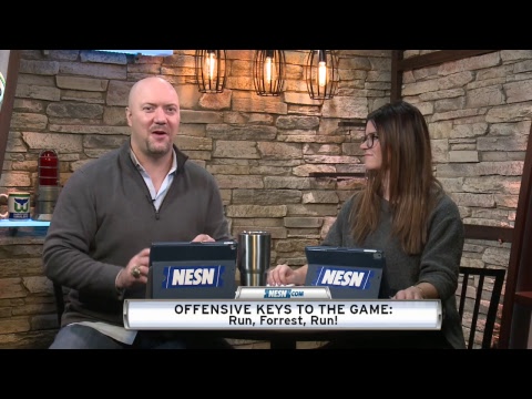 Video: NESN Pregame Chat with Matt Chatham and Courtney Cox