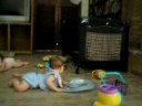 babies get floor time and megan makes sure everyone gets some 