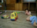 babies get floor time and megan makes sure everyone gets some 