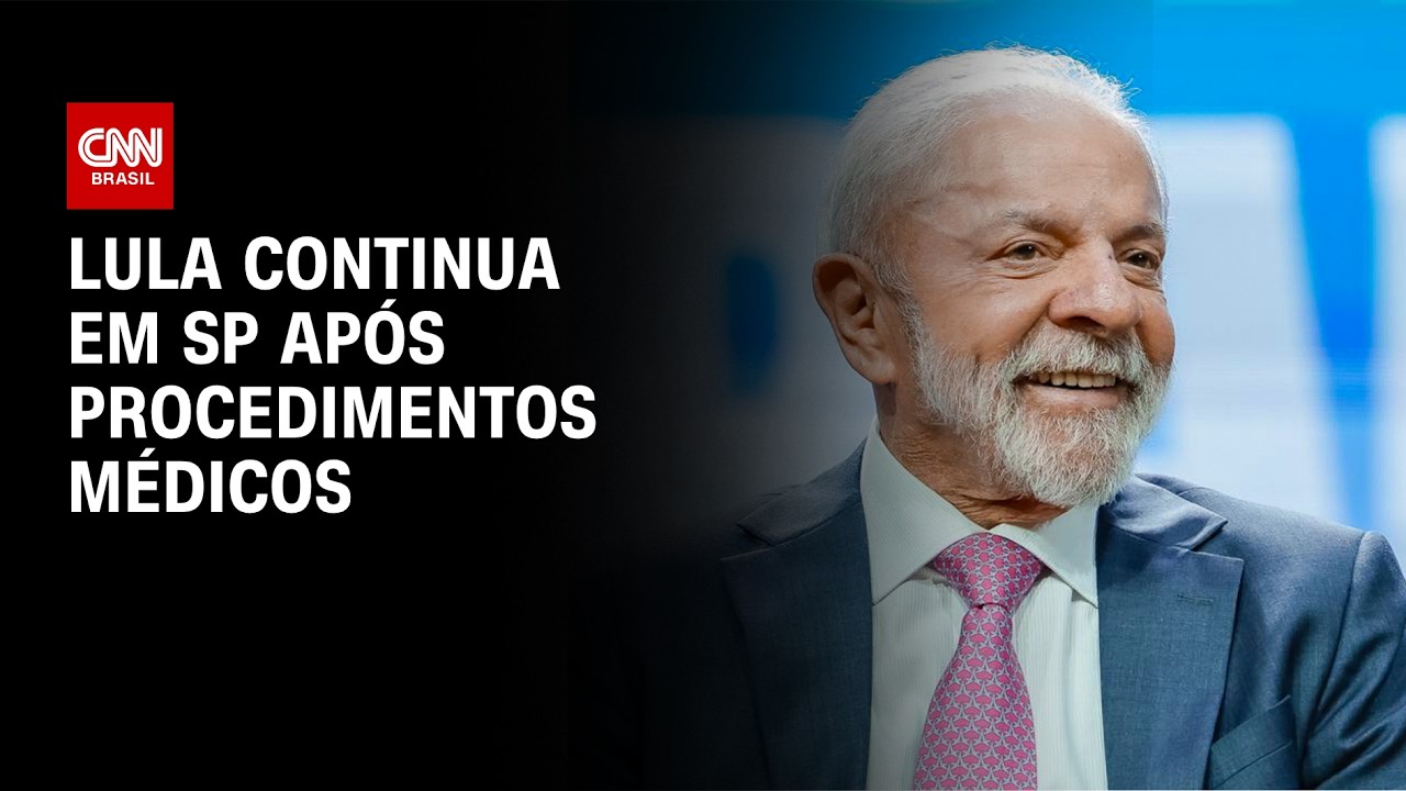 Lula continua em São Paulo após procedimentos médicos | AGORA CNN