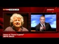 Beppe Grillo a SkyTg24 - Servono scelte rivoluzionarie, non banchieri