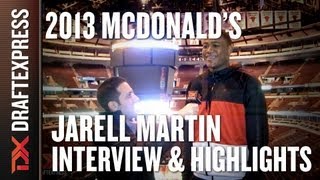 Jarell Martin - 2013 McDonald's All-American Game - Interview & Practice Highlights