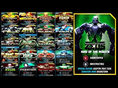Real Steel WRB SUPERBOTS + KLAUS VS ZEUS - KING ROBOTS NEW (Живая Сталь)