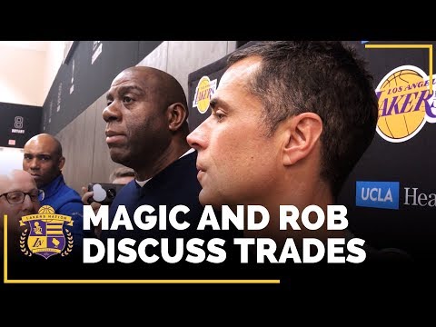 Video: Magic Johnson And Rob Pelinka Discuss Lakers Trade Of Jordan Clarkson, Larry Nance Jr.