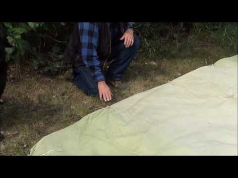 how to fasten tarp to pvc