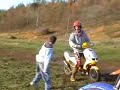 potton quarry on a YZ250 and moped