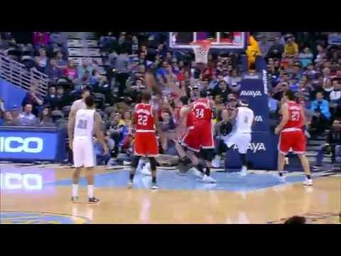 Video: Kenneth Faried Throws Down the Monster Jam on Michael Carter-Williams