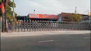 Thi công cổng xếp điện tại cửa hàng Núi Bà Tây Ninh