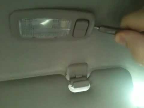 How to change Vanity lights Kia forte